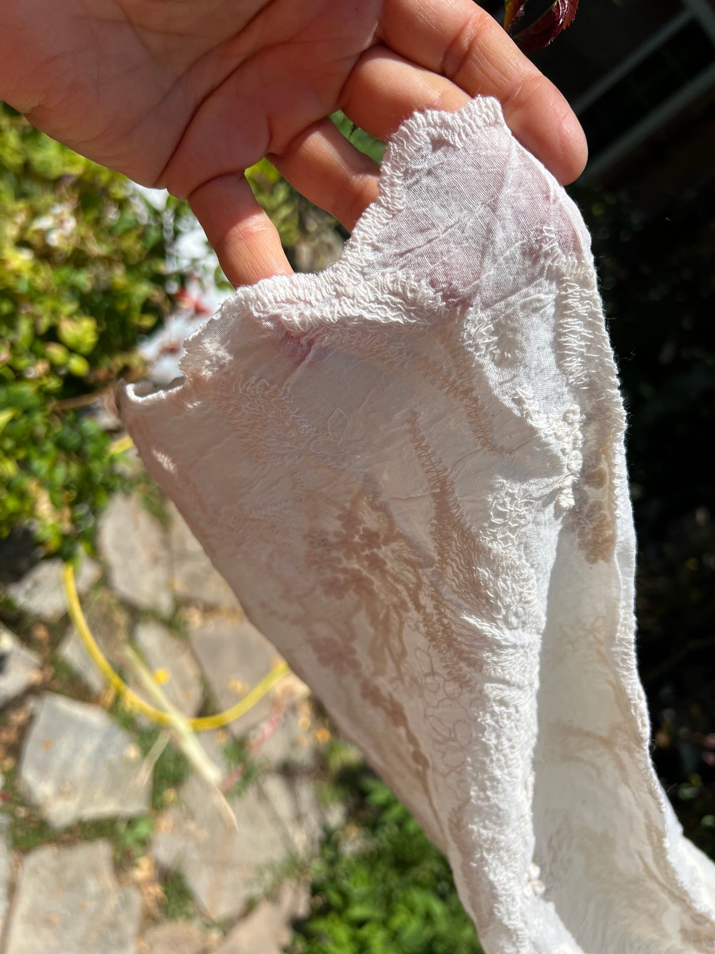 Long sleeve cotton shirt with the embroidery